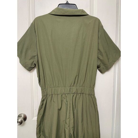 Fabletics Woven Flight Suit in Utility Green XL - Picture 8 of 12